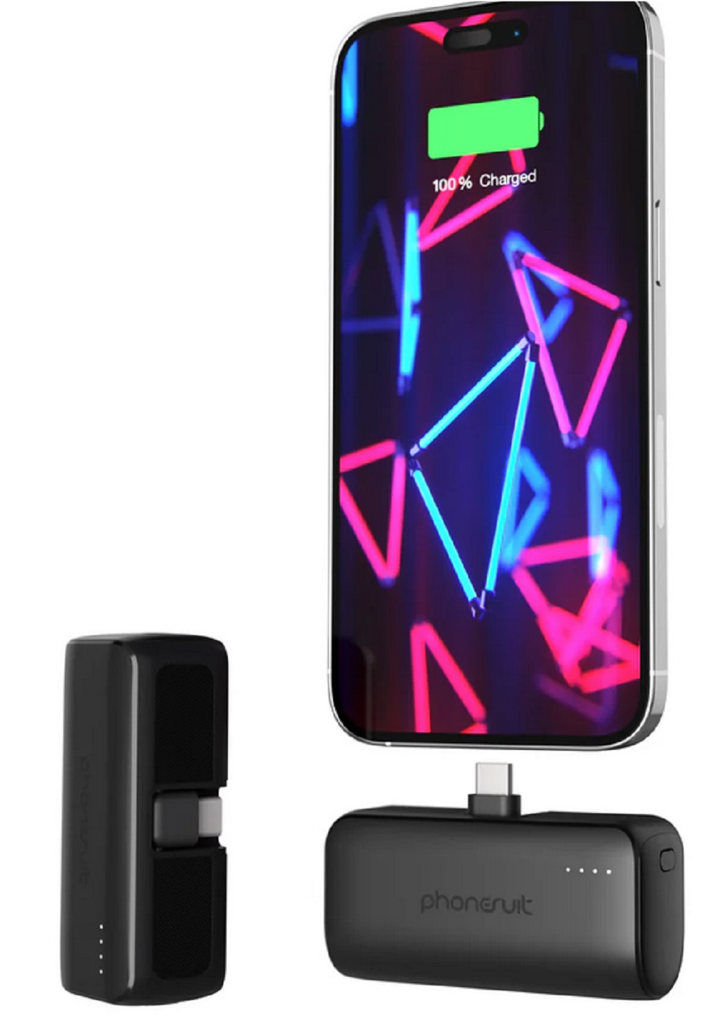 Flex XT Pocket Charger for iPhone 16, 15 & Android Smartphones (USB-C) - 20W PD - 5,000mAh