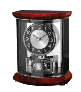 B1718 Bulova Gentry High Gloss Piano Finish Clock