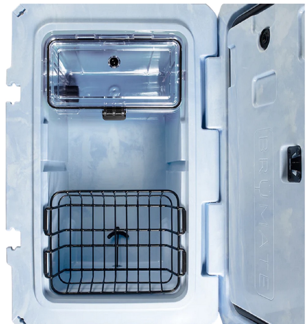 Brumate BruTank 55Quart Rolling Cooler in Blue and White Swirl