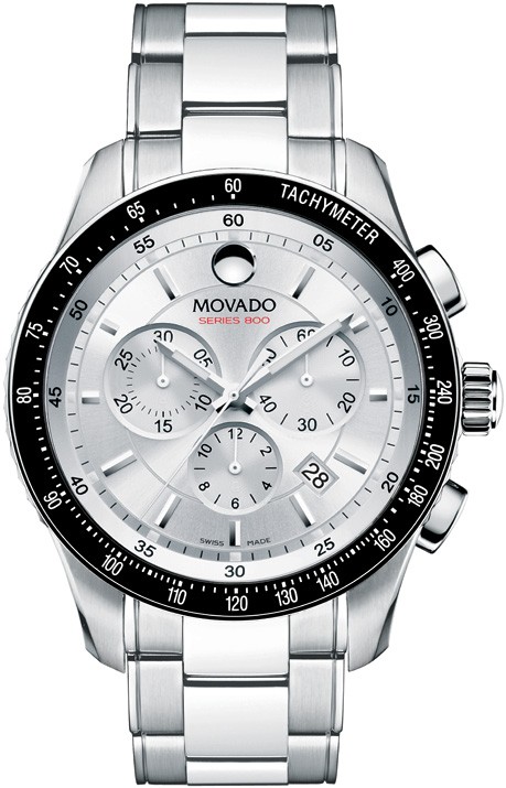 2600095 Movado Men's Watch Series 800 Stainless Steel Chronograph Watch