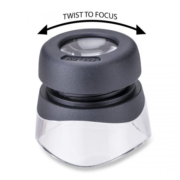 VersaLoupe™ 10x Magnification 1" Focusing Stand Loupe Magnifier