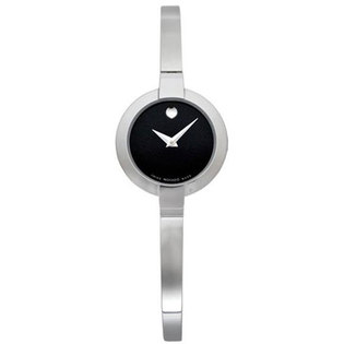 605853 Movado Bela Womens Stainless Steel Black Dial